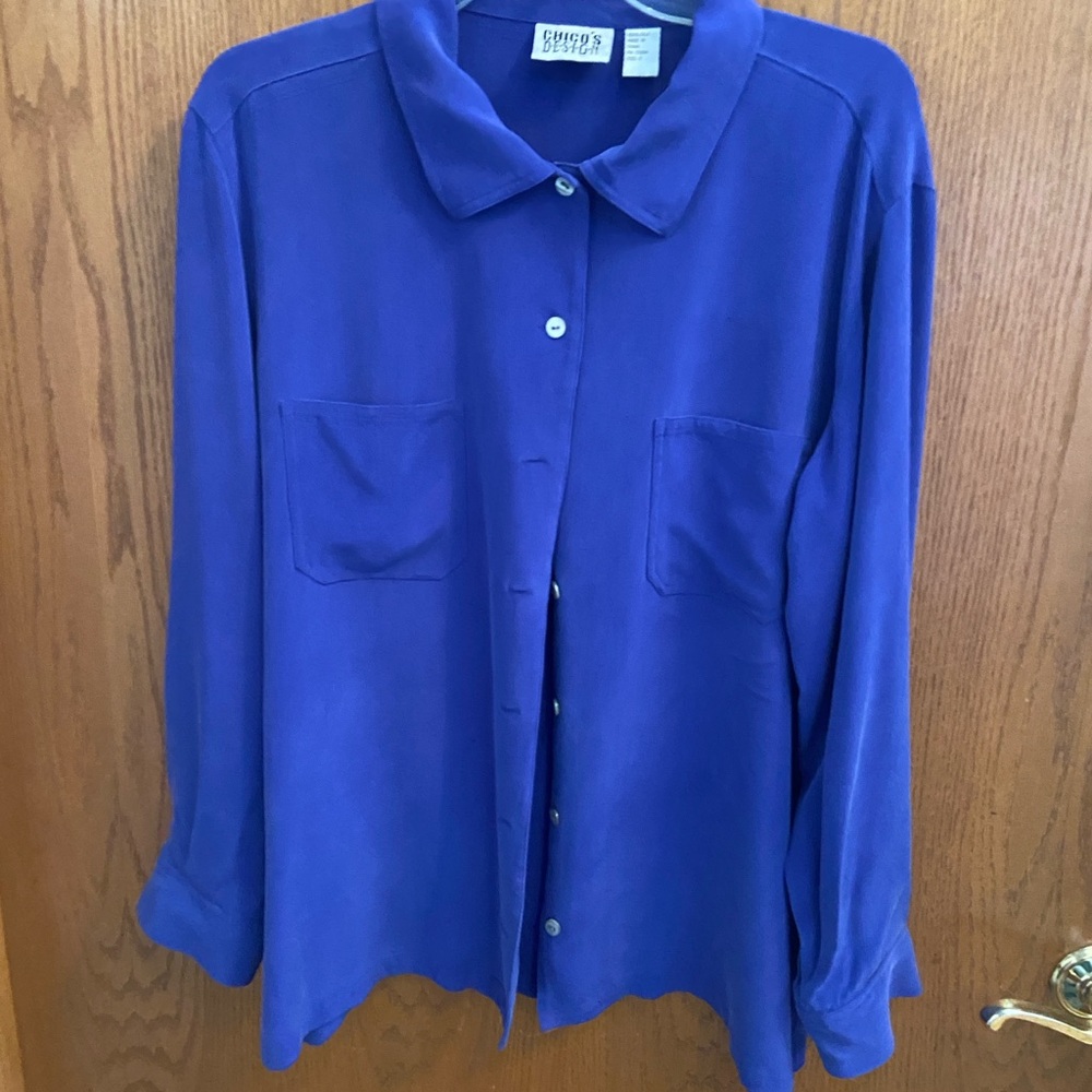 Chico's silk blouse